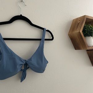 baby blue bikini top